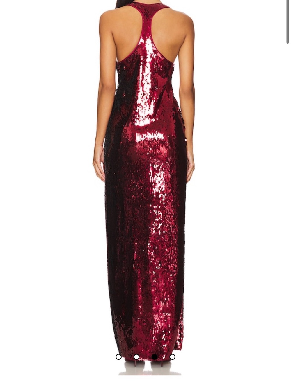 Retrofete Bella Sequined Dress burgundy - Picture 2 of 5